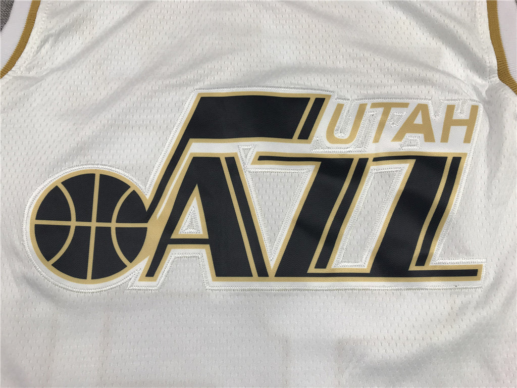 Men's Utah Jazz Donovan Mitchell White Swingman Jersey