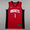Men's Houston Rockets Amen Thompson Red Swingman Player Jersey - Icon Edition