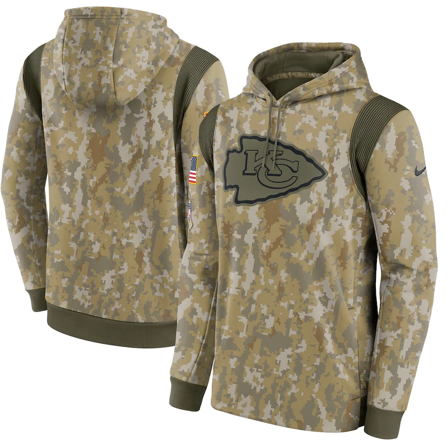 Men's Kansas City Chiefs 2021 Salute to Service Hoodie Camouflage