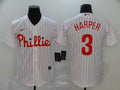 Men's Philadelphia Phillies Bryce Harper Majestic Pinstripe Jersey