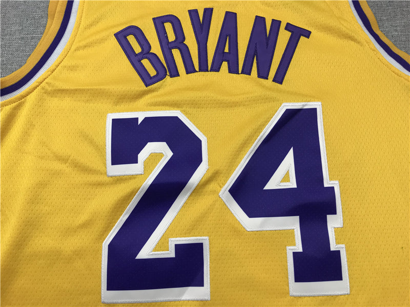 Men's Kobe Bryant Los Angeles Lakers NBA Classics Retro Jersey - Yellow