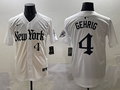 Men's New York Yankees Lou Gehrig White Alternate Limited Player Jersey
