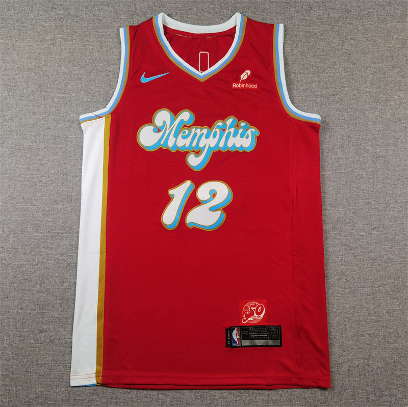 Men's Memphis Grizzlies Ja Morant Red 2024/25 Swingman Player Jersey - City Edition