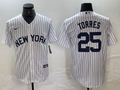 Men's New York Yankees Gleyber Torres White Limited Jersey