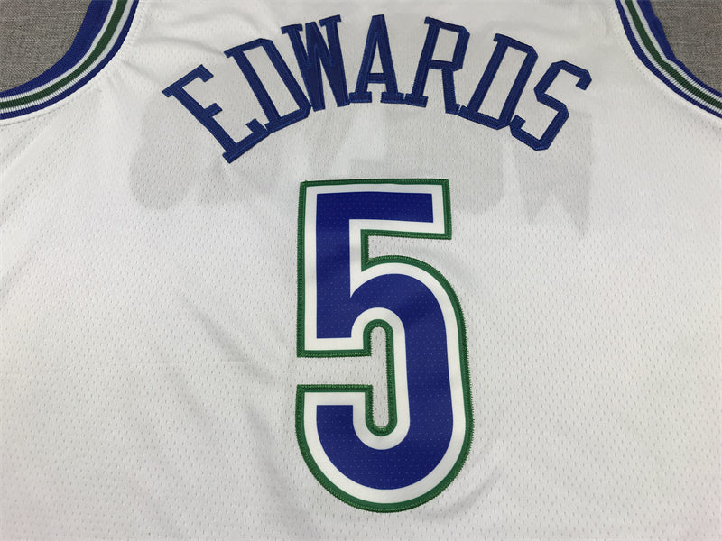 Men's Minnesota Timberwolves Anthony Edwards White Swingman Jersey