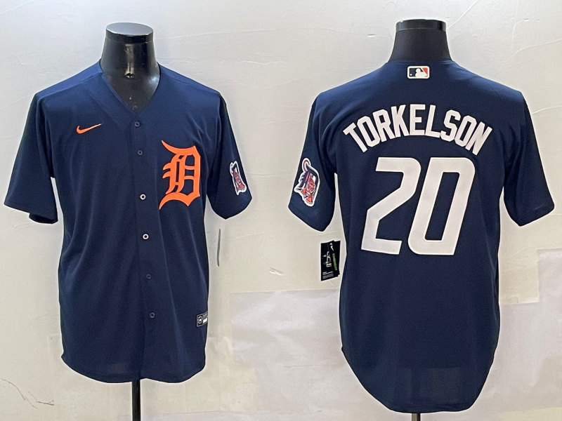 Men's Detroit Tigers Spencer Torkelson Navy Limited Player Jersey