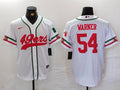 Men's San Francisco 49ers Fred Warner White Player Jersey