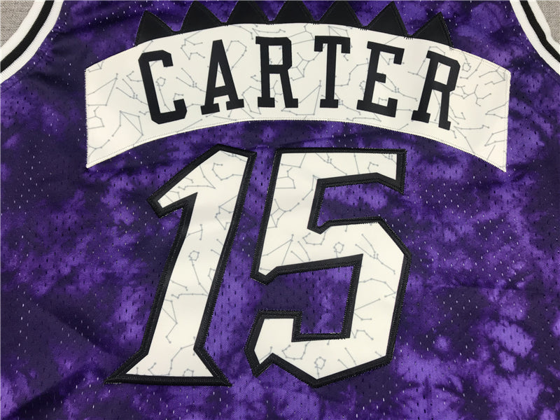Men's Toronto Raptors Vince Carter Purple Galaxy Swingman Jersey