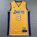 Men's Los Angeles Lakers Kobe Bryant Yellow Swingman Player Jersey