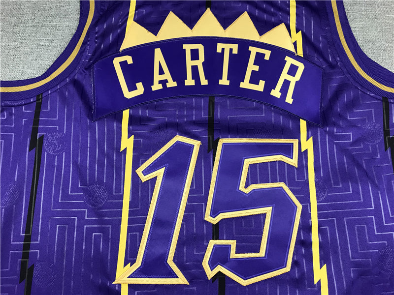 Men's Toronto Raptors Vince Carter 1998-99 Purple Hardwood Classics Swingman Jersey