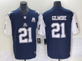 Men's Dallas Cowboys Stephon Gilmore Navy Game Jersey