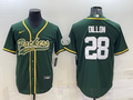 Men's Green Bay Packers AJ Dillon Green Game Jersey Joint Edition