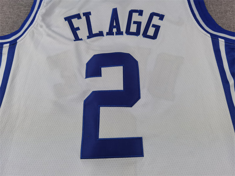 Men's Duke Blue Devils Cooper Flagg White Replica Basketball Jersey