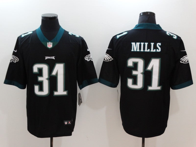 Men's Philadelphia Eagles Jalen Mills Black Game Jersey