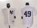Men's New York Yankees Ron Guidry White Limited Player Jersey