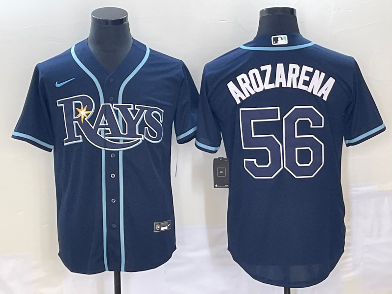Men's Tampa Bay Rays Randy Arozarena Navy Replica Player Jersey