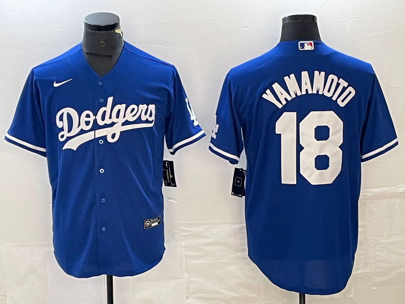 Men's Los Angeles Dodgers Yoshinobu Yamamoto Royal Replica Player Jersey