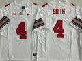 Men's Ohio State Buckeyes Jeremiah Smith White Player Jersey