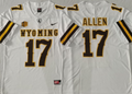 Men's Wyoming Cowboys Josh Allen White Player Game Jersey