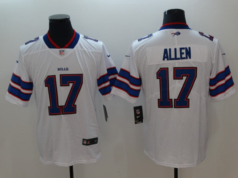 Men's Buffalo Bills Josh Allen White Game Player Jersey