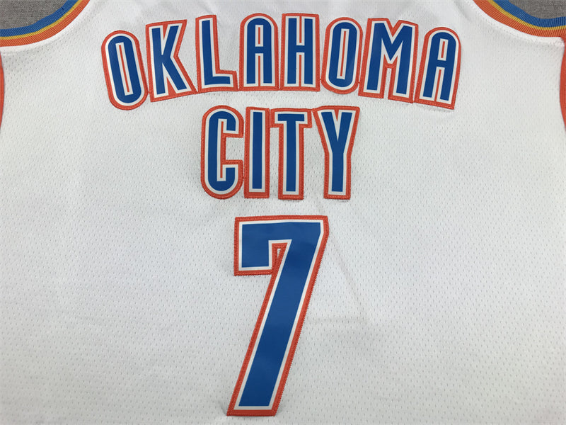 Men's Oklahoma City Thunder Chet Holmgren White Swingman Jersey - Association Edition
