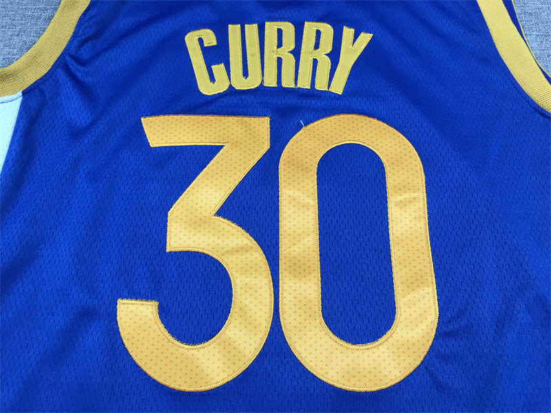 Men's Golden State Warriors Stephen Curry Royal 2022/23 Fast Break Replica Player Jersey - Icon Edition