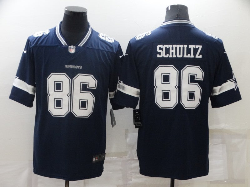 Men's Dallas Cowboys Dalton Schultz Navy Game Jersey