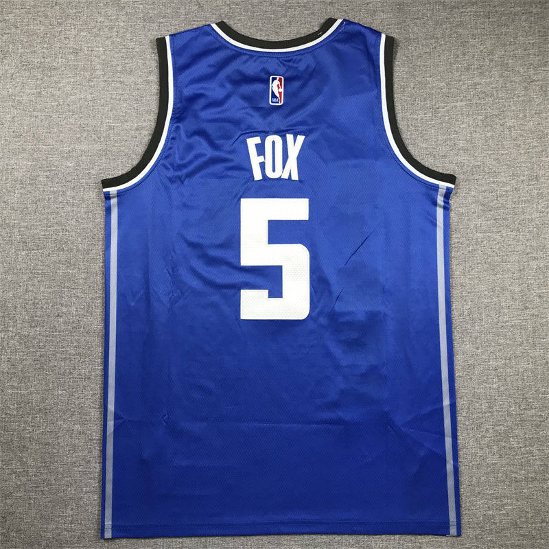 Men's Sacramento Kings De'Aaron Fox Blue 2023/24 Swingman Jersey - City Edition