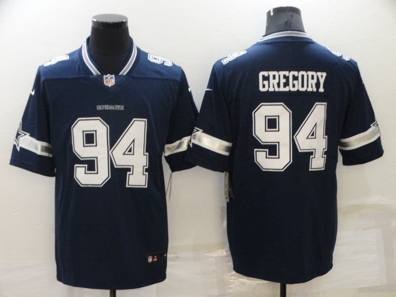 Men's Dallas Cowboys Randy Gregory Navy Game Jersey