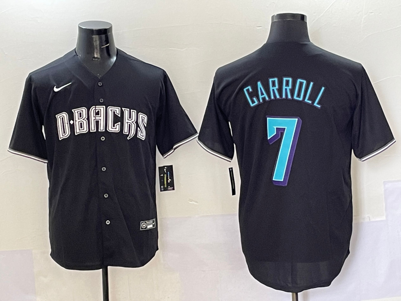 Men's Arizona Diamondbacks Corbin Carroll Black Player Jersey