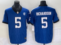 Men's Indianapolis Colts Anthony Richardson Royal Indiana Nights Alternate Game Jersey