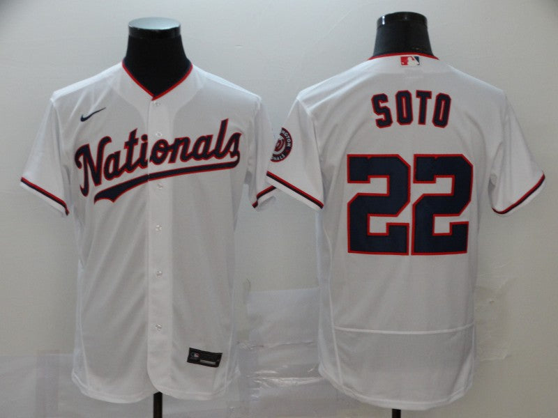 Men's Washington Nationals Juan Soto White Alternate Game Jersey
