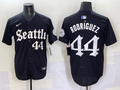 Men's Seattle Mariners Julio Rodriguez Black Replica Player Jersey