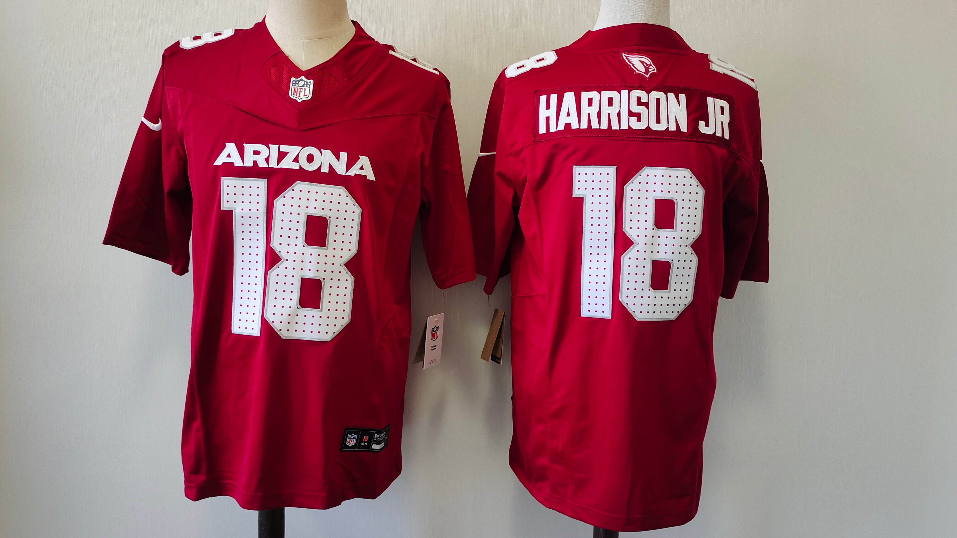 Men's Arizona Cardinals Marvin Harrison Jr. Cardinal Player Game Jersey