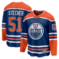 Men's Edmonton Oilers Troy Stecher Fanatics Royal Home Breakaway Player Jersey