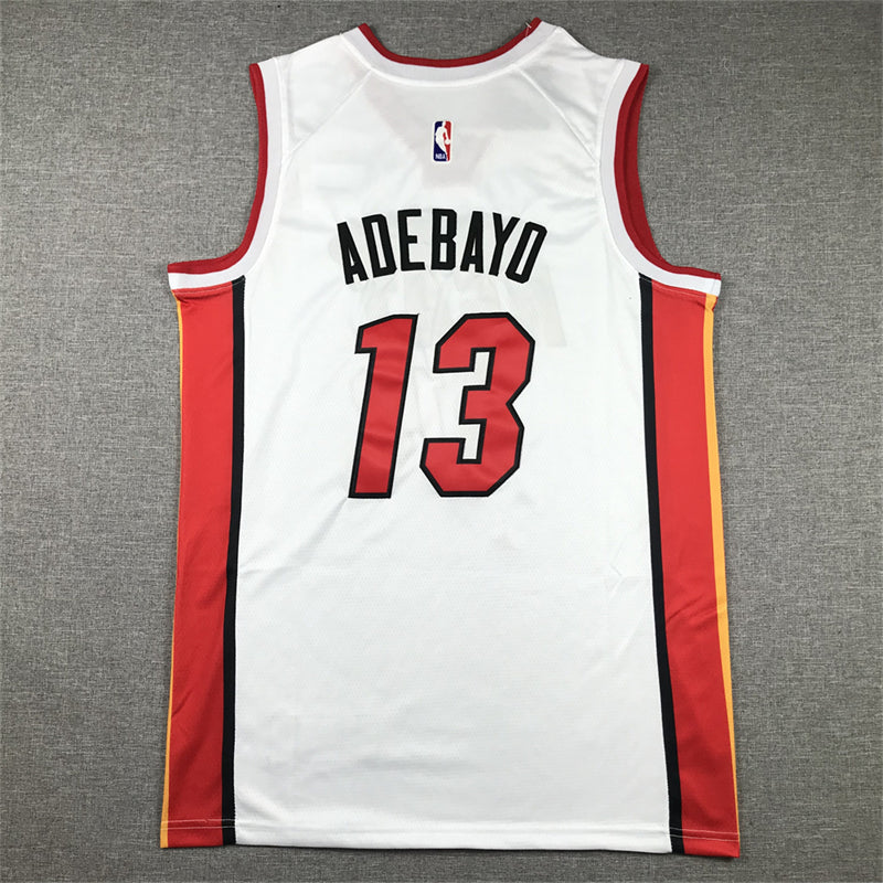 Men's Miami Heat Bam Adebayo White 2022/23 Swingman Jersey - Association Edition