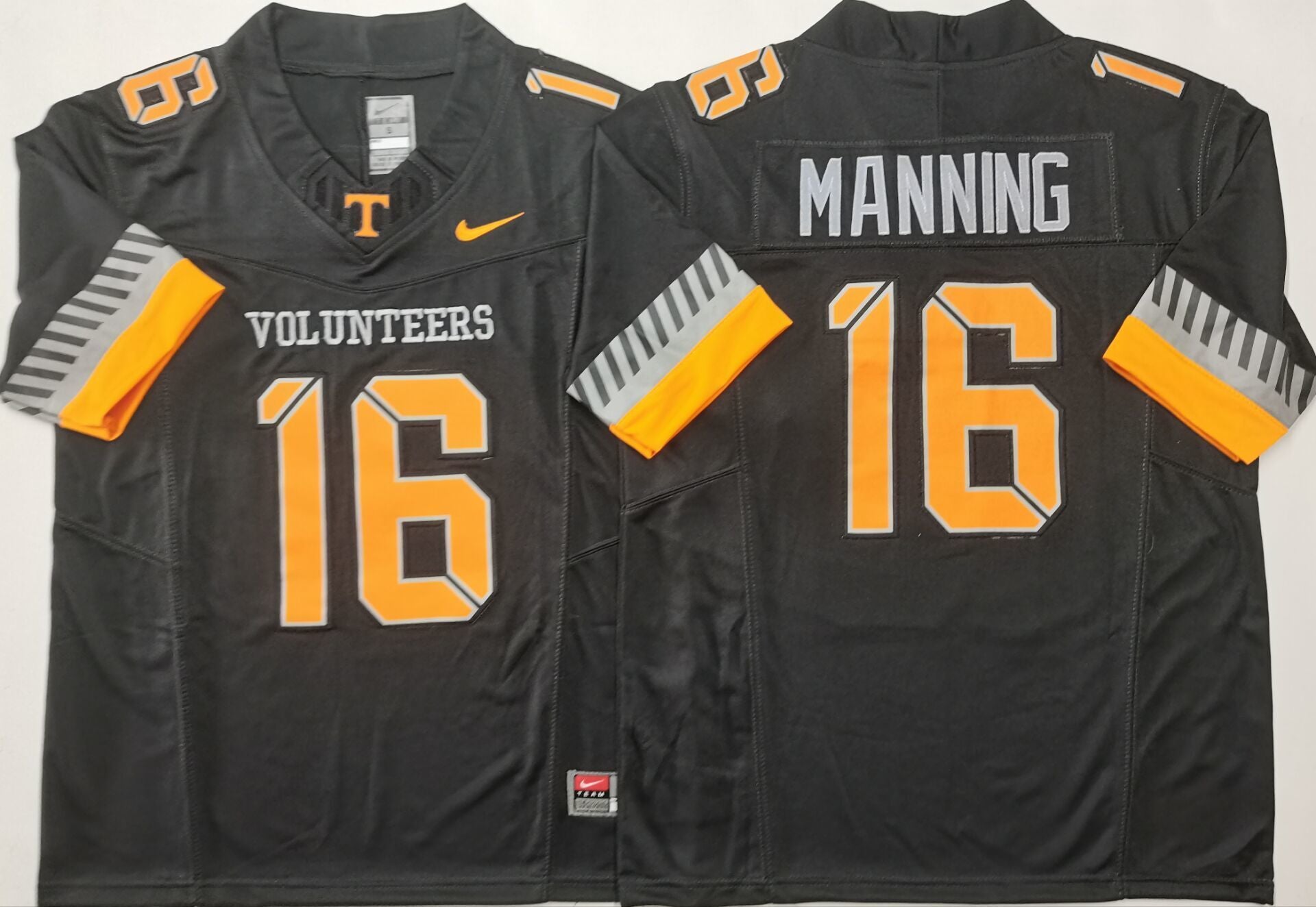 Men's Tennessee Volunteers Peyton Manning Black Game Jersey