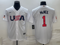 Men's 2023 World Baseball Classic Jeff McNeil USA White Jersey