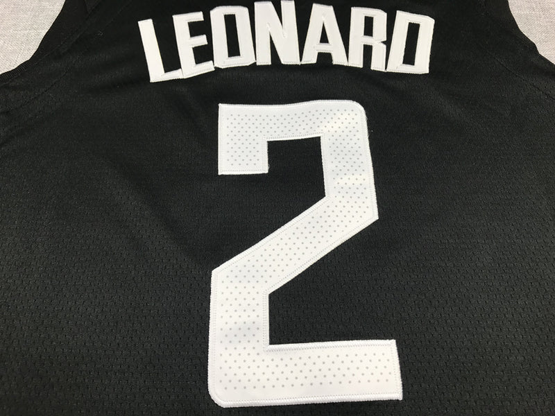 Men's LA Clippers Kawhi Leonard Black 2022/23 Statement Edition Swingman Jersey