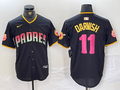 Men's San Diego Padres Yu Darvish Black Replica Player Jersey