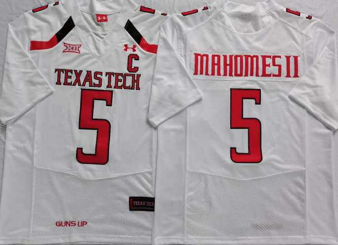 Men's Texas Longhorns Patrick Mahomes White Replica Team Jersey