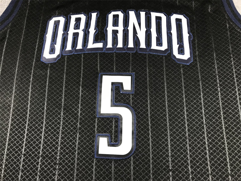Men's Orlando Magic Paolo Banchero Black 2022/23 Swingman Jersey - City Edition
