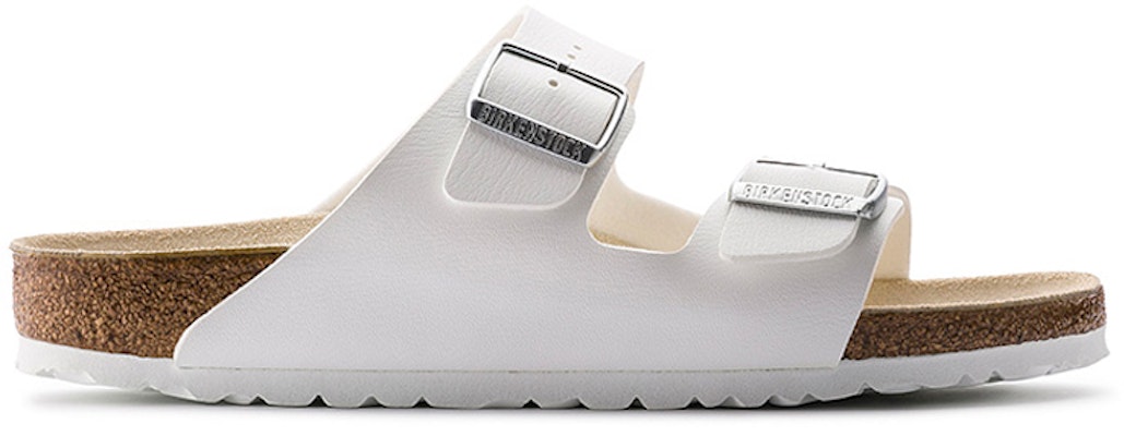 Birkenstock Arizona 51733 Birko-Flor White Fashion Slippers