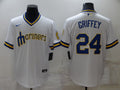 Men's Seattle Mariners Ken Griffey Jr. White Replica Player Jersey