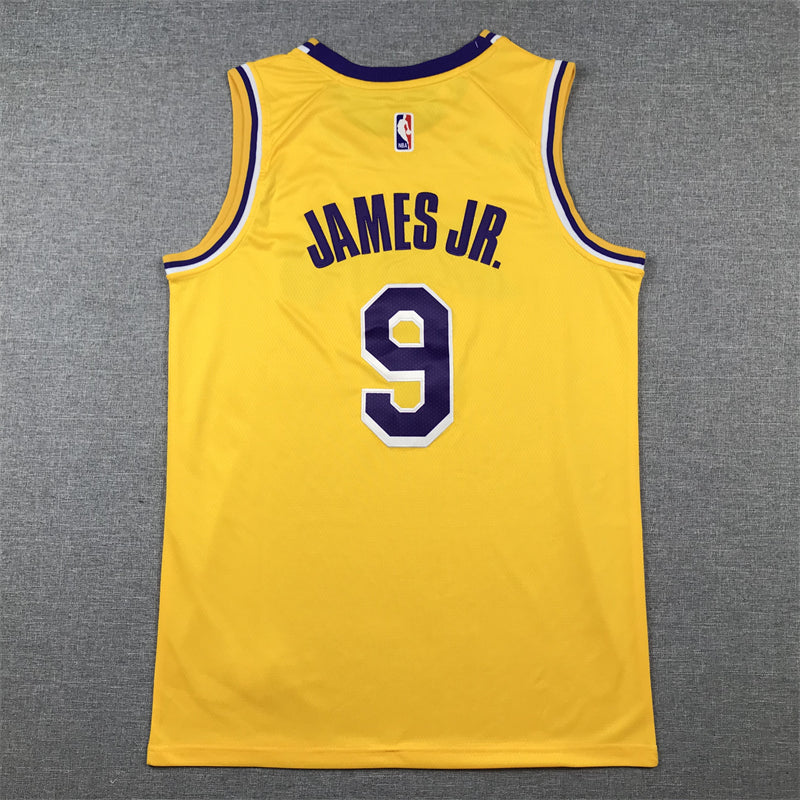 Men's Los Angeles Lakers Bronny James Gold Swingman Player Jersey - Icon Edition