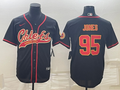 Men's Kansas City Chiefs Chris Jones Black Game Jersey Joint Edition