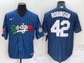 Men's Los Angeles Dodgers Jackie Robinson Blue Stitched Player Jersey