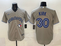 Men's Toronto Blue Jays Alejandro Kirk Grey Replica Player Jersey