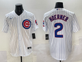 Men's Chicago Cubs Nico Hoerner White Home Limited Player Jersey
