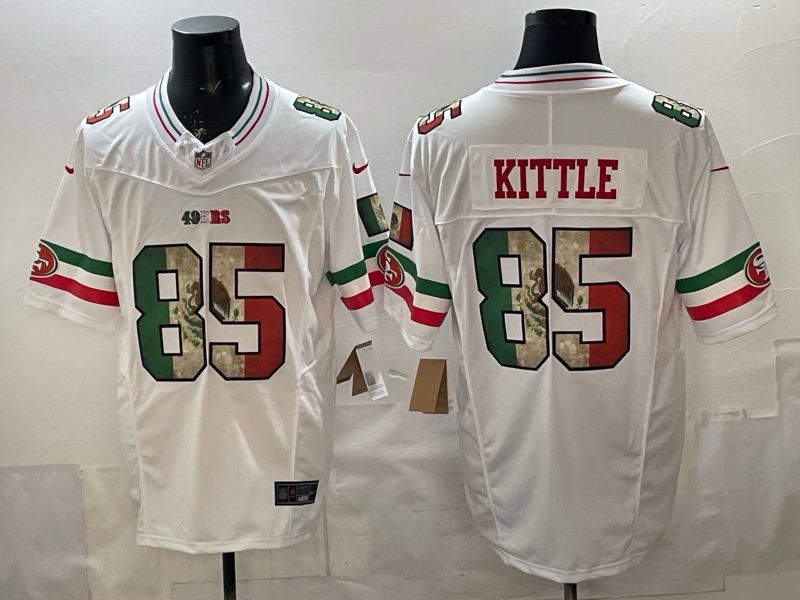 Men's San Francisco 49ers George Kittle White Alternate Player Jersey